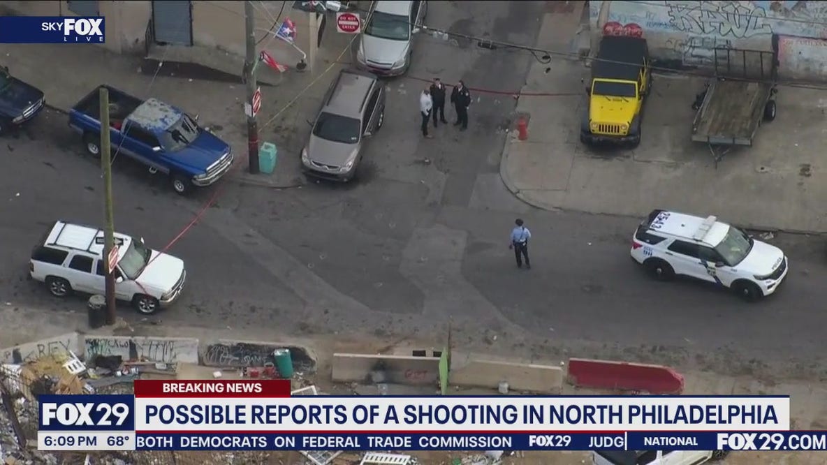 Possible reports of a shooting in North Philadelphia